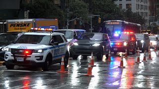 Manhattan motorcade madness with world leaders (incl. Prince William) in traffic in the rain 🌧️🚓🌐