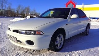 1995 Митсубиси Галант 2.0. GLS Super Saloon. Обзор (интерьер, экстерьер, двигатель).