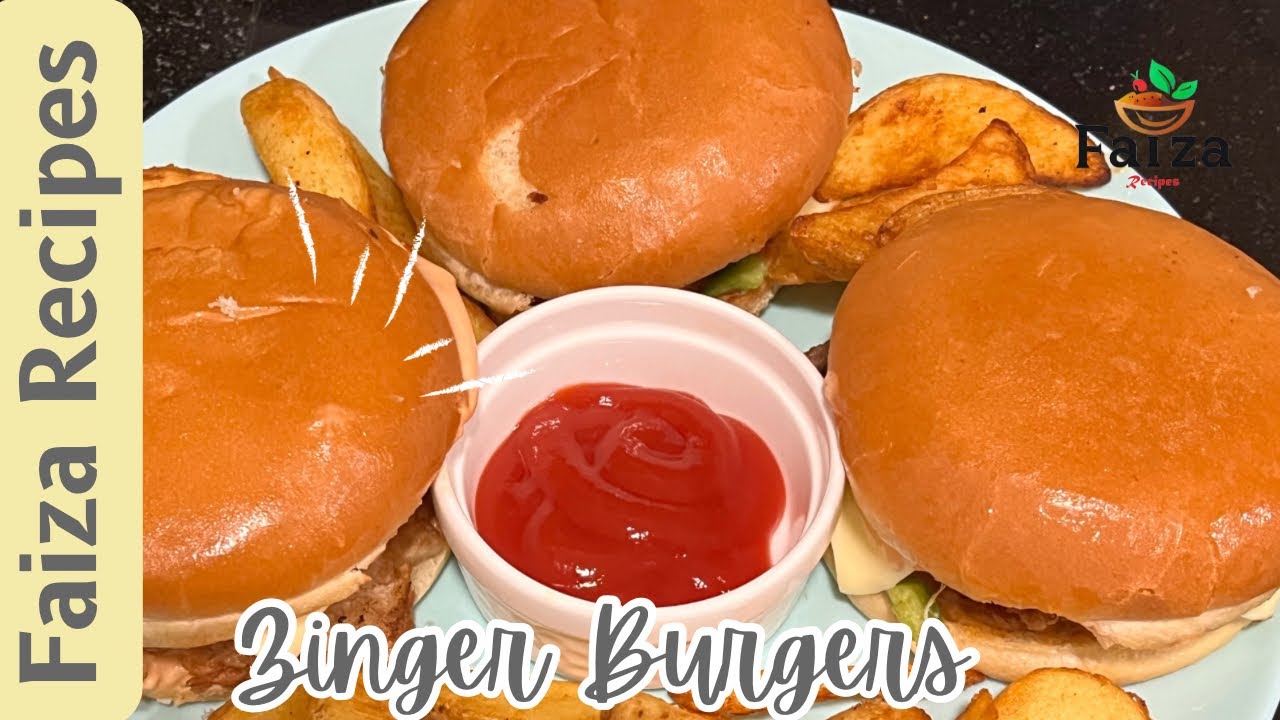 Chicken Zinger Burgers very easy and delicious YouTube