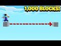 WORLD'S BIGGEST MINECRAFT JUMP! (1,000 BLOCKS)