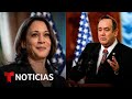 Vea la rueda de prensa de Kamala Harris y el presidente de Guatemala, Alejandro Giammattei