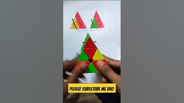 HOW TO SOLVE PYRAMID CUBE🥶| #rubikscube #cube #pyramid #cubing #shorts #badshahofcube