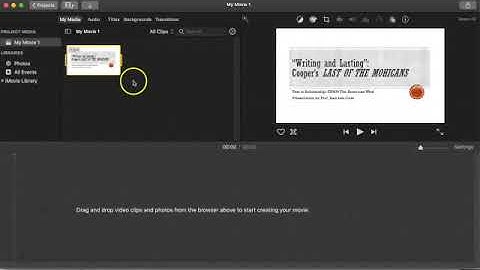 PPT voiceover on iMovie