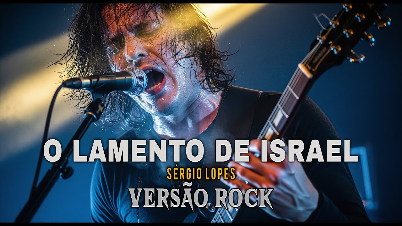 🔥 O LAMENTO DE ISRAEL – Versão ROCK | Cover Impactante (Sérgio Lopes) 🔥 (By Rock da Glória Music)