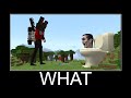BOSS Skibidi Toilet and TITAN Speaker Man in Minecraft wait what meme part 166