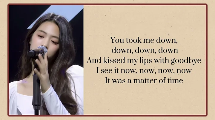 BABYMONSTER - AHYEON 'Dangerously' karaoke with easy lyrics