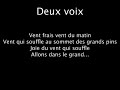 Vent Frais Une Voix Canon Deux Voix Piano