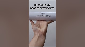 Unboxing my degree certificate 🫶| Bachelor