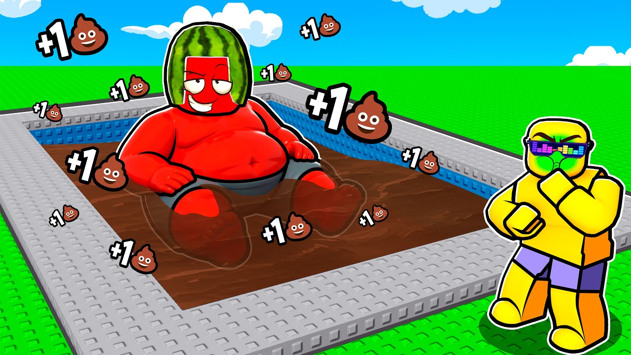 Making the Biggest Poop In Roblox History