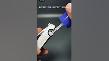 Decals for diecast wheels its Easy #shorts  #hotwheels #diecast