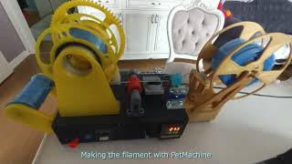 : DIY 70 meters of PET Filament from 19lt Bottle