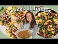 A week of realistic vegan dinners  8 yummy recipe ideas 