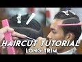 CUKUR RAMBUT RAPIHIN AJA JANGAN TIPIS2.! | Haircut Tutorial Long Trim