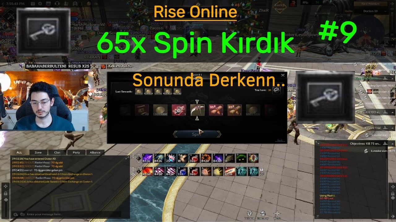 Rise Online 65x Spin Kırdık. Part 9