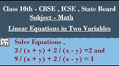 Solve X 1 2 Y 1 3 8 X 1 3 Y 1 2 9 Youtube