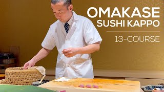 Traditional Edomae Omakase By A Two-Michelin Star Chef - Sushi Kappo Takizawa * Vlog | 4K screenshot 4