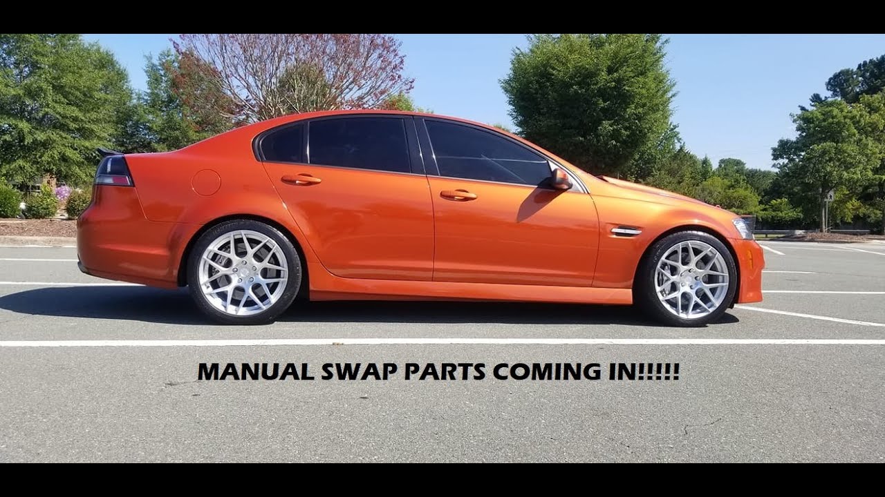 We get more parts for APRIL'S 2008 G8 GT manual swap - YouTube