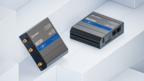 Teltonika RUT241 eSIM  IOT Router - Info Tech Middle East