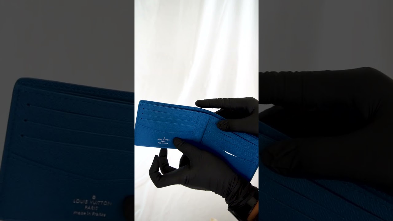 Authentic Louis Vuitton Damier Graphite Blue Coba Keepall
