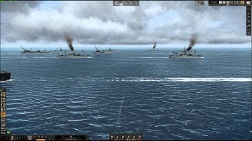 Convoy hunt in SH5 (ships in same column) part 3-3.mkv