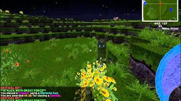 Minecraft Tutorial MCMMO plugin Episode 7 Axes w TDHS2012