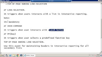 ABAP INTERACTIVE REPORTING