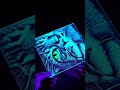 ASMR Art: Satisfying UV Light Engraving on Glass | Glowing Cat
