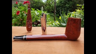Handcrafter Briar Burl Tobacco Pipe Set