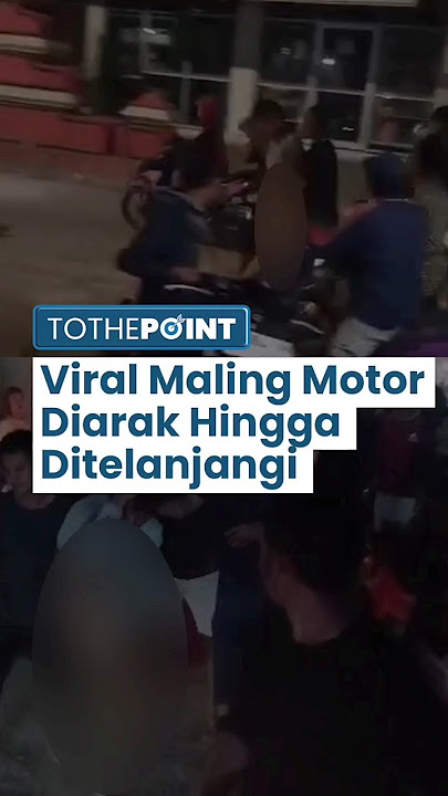 Viral Maling Motor Ditelanjangi dan Diarak Warga di Cirebon, Bonyok hingga Tahan Malu Jadi Tontonan