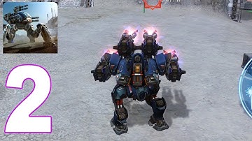 War Robots - Gameplay Walkthrough Part 2- TOP 1 Spectre Shocktrain (IOS, Android)