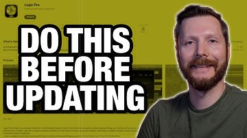 Safely Back Up and Update Logic Pro
