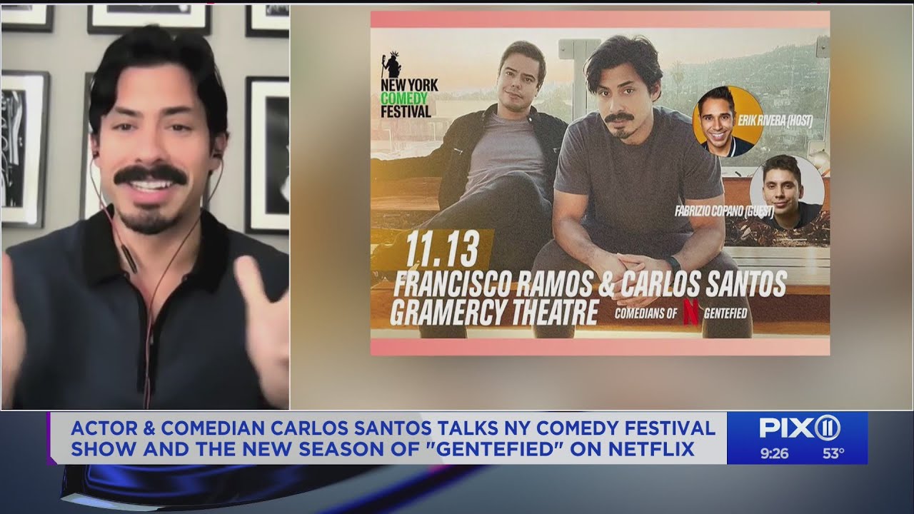 'Gentefied' star Carlos Santos talks NY Comedy Fest show with all