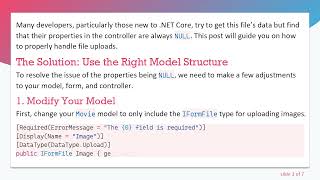 Uploading Files in .NET Core: A Guide to Successfully Get Your IFormFile Data