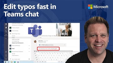 Correct typos fast in Microsoft Teams chat