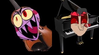 Hell greatest dad, but Lucifer as a violin an Alastor as a piano AI cover