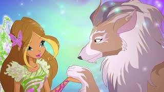 Flora bonds with Amarok | Winx Club Clip