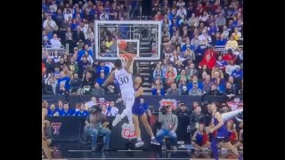 Ochai Agbaji insane dunk Kansas vs TCU