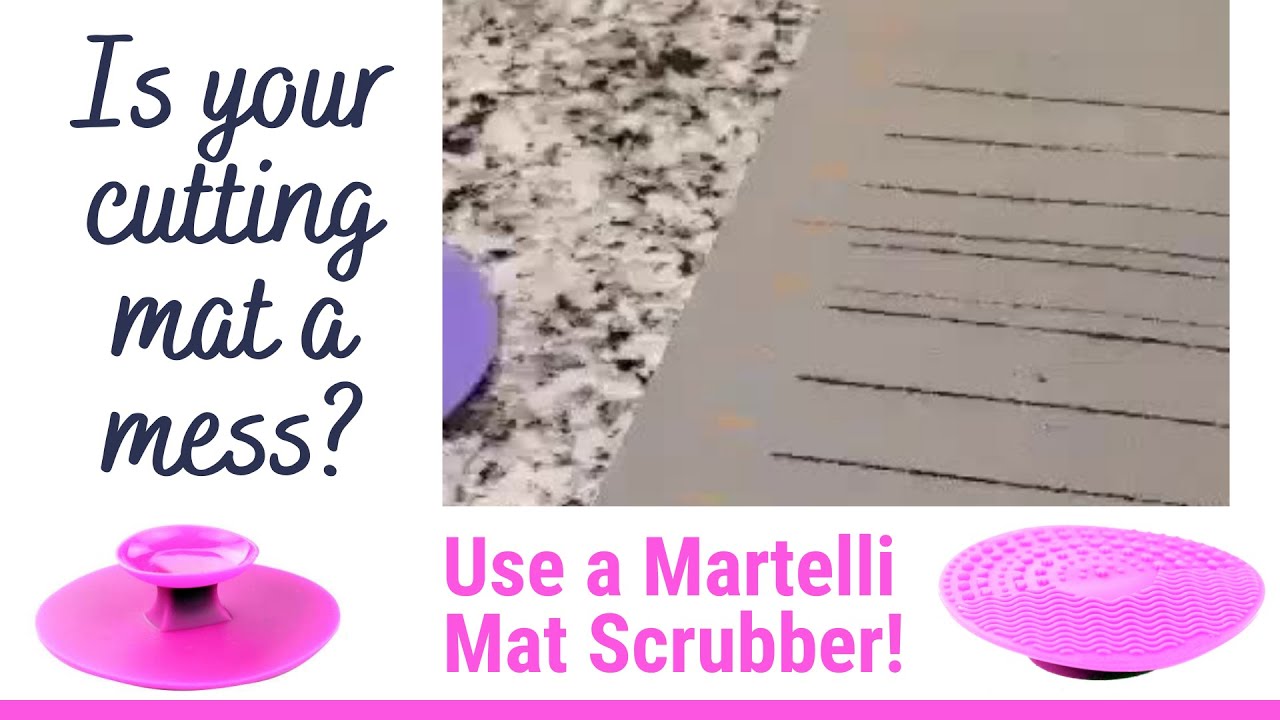 Martelli mat scrubbers are a fantastic tool to clean your mat! Purchase at  The Sewing House! 