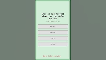What is the hottest planet in the Solar System?