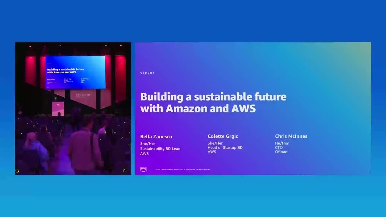 AWS Summit Sydney 2025: Building a sustainable future with Amazon and AWS