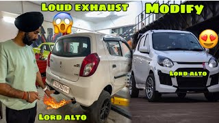 Lord Alto mai laga diya tagda Exhaust 🔥 SuperCar bhi fail ho gayi iske samne 😱 Full Modify