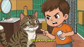 Pasaklı Kedi Çiko 🐱 Eğlenceli Eğitici Çocuk Şarkısı