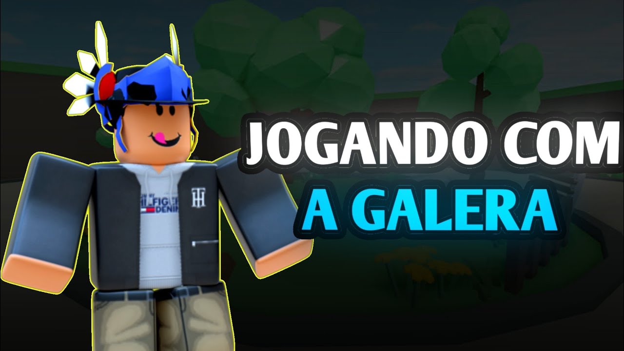 AO VIVO - JOGANDO ROBLOX NO CELULAR 