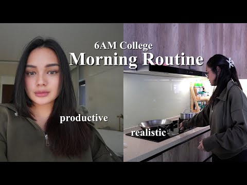 6AM MORNING ROUTINE | productive day in my life