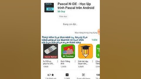 Free pascal cho điện thoại