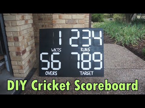 How to make a CRICKET SCOREBOARD! | DIY scoreboard || JL's Maker