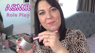 ASMR Ролевая игра МАКИЯЖ НА КОРПОРАТИВ+МАССАЖ/MAKEUP ROLE PLAY Relaxing Personal Attention