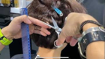 Dang Hieu. Cut BOB Layer Classic Hair (Hướng dẫn cắt tóc ngắn xoăn BoB Layer )