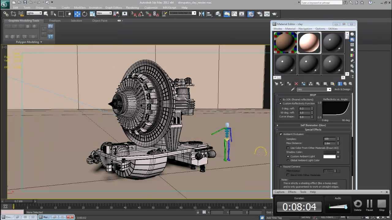3Ds Max. Basic Clay Render Set Up Using Mental Ray. YouTube 3Ds Max. Basic Clay Render Set Up Using Mental Ray. YouTube