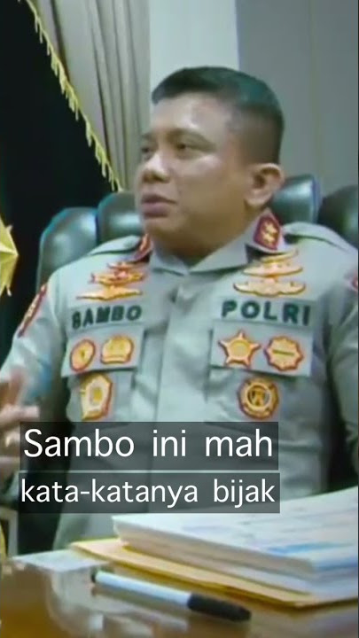 Ferdy Sambo : Orang Divisi Propam Harus Integritas